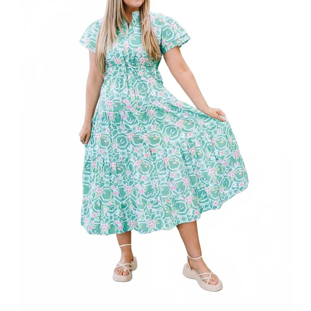 NEW VICTORIA DUNN hurley dress in butterfly reverie - Picture 3 of 4